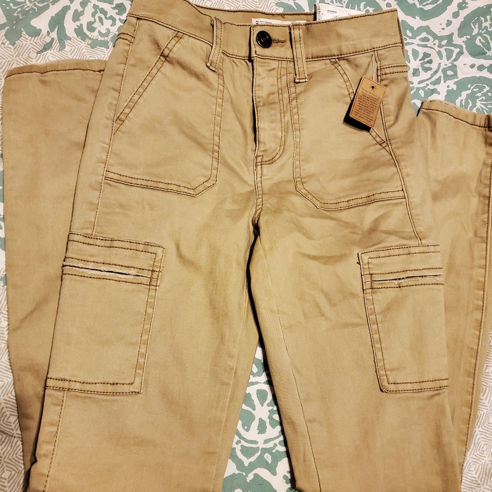 Nwt Mudd size zero Jr's khaki stretch pants